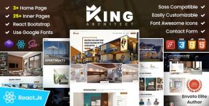 KingArchitect - Property Portfolio & Real Estate React Template