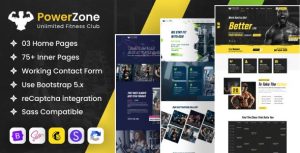 PowerZone - Fitness and Gym WordPress Theme