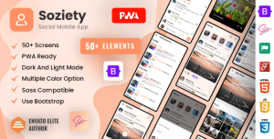 Soziety - Social Network Mobile App Template