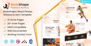BodyShape - React Fitness, Workout & Gym Template