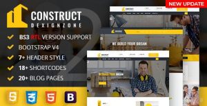 ConstructZilla - Construction & Building Bootstrap 4 & 5 Template