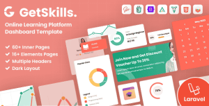 GetSkills – Online Learning Laravel Admin Dashboard Template