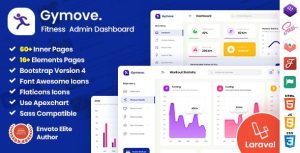 Gymove - Fitness Admin Dashboard Laravel Bootstrap Template