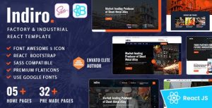 Indiro – Factory and Industry React Template