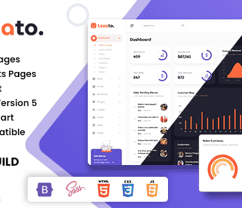 Lezato - Restaurant Food Laravel Admin Dashboard Template