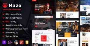 Mazo - Multipurpose Industry Factory WordPress Theme