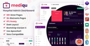Mediqu - Hospital Angular Admin Dashboard Template