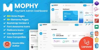 Mophy – Payment Laravel Admin Dashboard Template