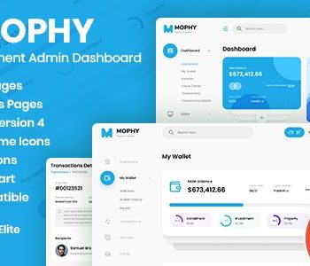 Mophy – Payment Laravel Admin Dashboard Template