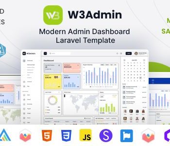 W3Admin - Modern Laravel Admin Dashboard