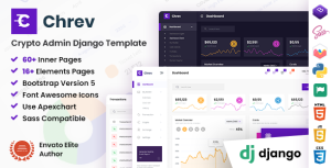 Chrev - Crypto Admin & Dashboard Python Django Template