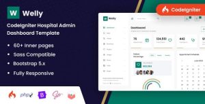 Welly – CodeIgniter Hospital Admin Dashboard Bootstrap Template